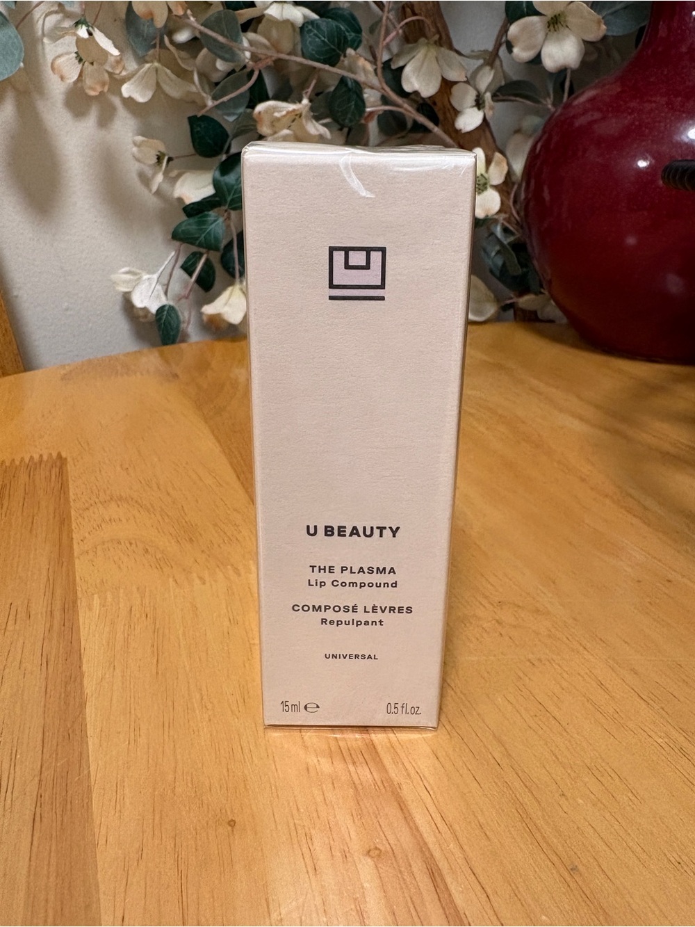 U Beauty The Plasma Lip Compound Treatment in UNIVERSAL, full Sz 0.5oz, SEALED